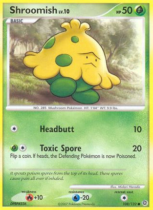 Shroomish/132  - Reverse Holofoil Secret Wonders - Common