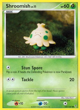 Shroomish 127/147  - Reverse Holofoil Supreme Victors - Common