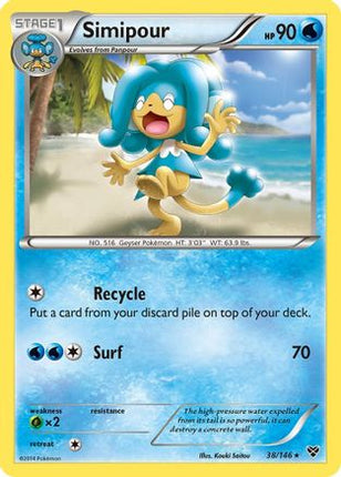 Simipour/146  - Reverse Holofoil XY Base Set - Rare
