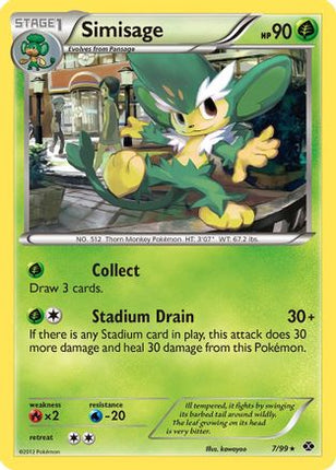 Simisage/99  - Reverse Holofoil Next Destinies - Rare