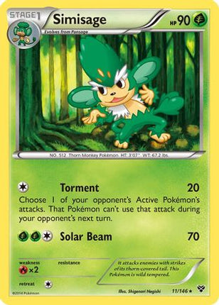 Simisage/146  XY Base Set - Rare