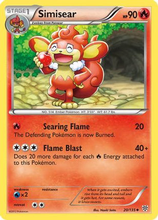 Simisear/135  Plasma Storm - Uncommon
