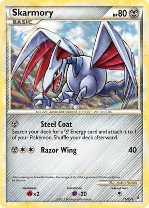 Skarmory/95  - Reverse Holofoil Call of Legends - Rare