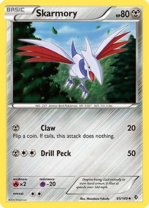 Skarmory (95)/149  - Reverse Holofoil Boundaries Crossed - Uncommon
