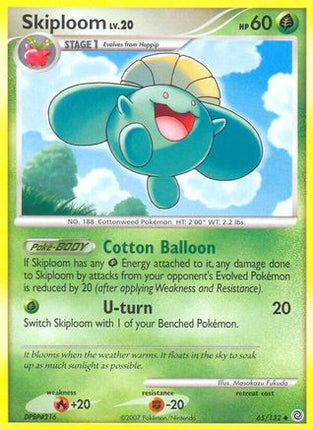 Skiploom/132  - Reverse Holofoil Secret Wonders - Uncommon