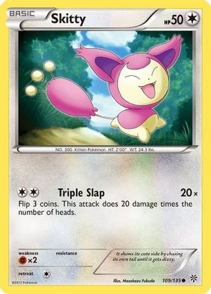 Skitty 109/135  Plasma Storm - Common