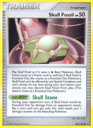 Skull Fossil/127  - Reverse Holofoil Platinum - Common