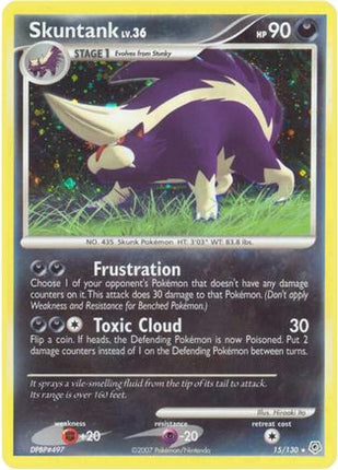 Skuntank/130  - Holofoil Diamond and Pearl - Holo Rare