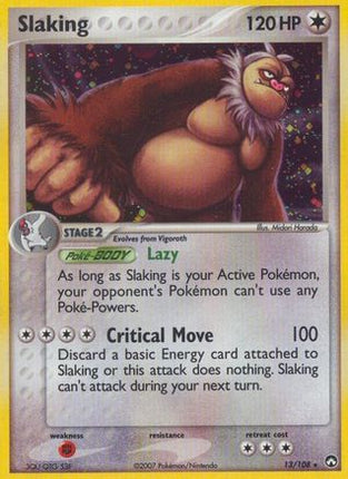 Slaking/108  - Reverse Holofoil Power Keepers - Holo Rare