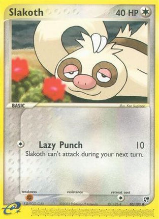 Slakoth 080/100  Sandstorm - Common