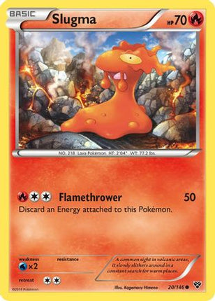 Slugma/146  - Reverse Holofoil XY Base Set - Common