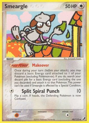 Smeargle 048  - Reverse Holofoil Unseen Forces - Uncommon