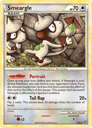 Smeargle 008/90  - Holofoil Undaunted - Holo Rare