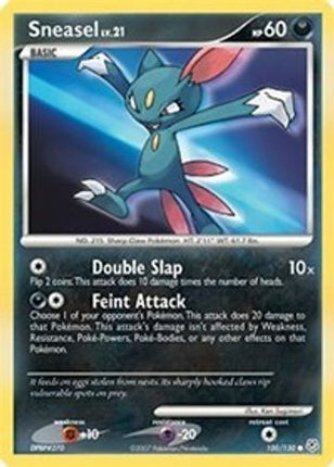 Sneasel 100/130  - Reverse Holofoil Diamond and Pearl - Common