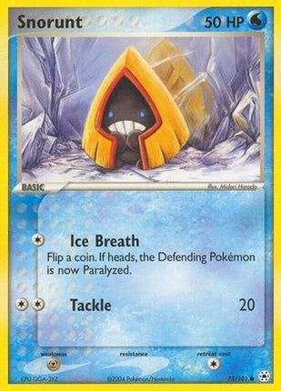 Snorunt/101  - Reverse Holofoil Hidden Legends - Common