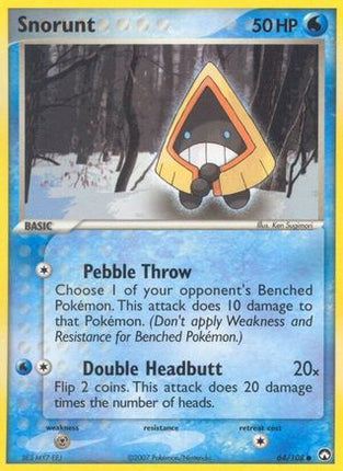 Snorunt 064/108  - Reverse Holofoil Power Keepers - Common