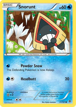 Snorunt 021/101  Plasma Blast - Common