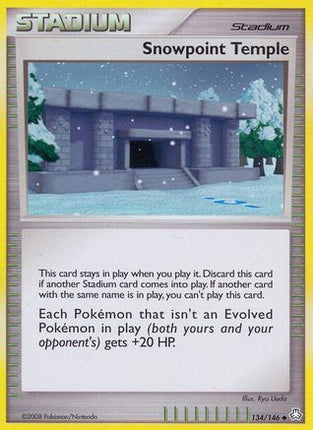Snowpoint Temple/146  - Reverse Holofoil Legends Awakened - Uncommon