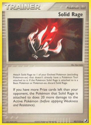 Solid Rage/115  Unseen Forces - Uncommon