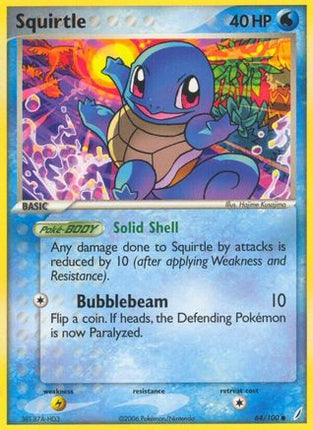 Squirtle 064/100  Crystal Guardians - Common