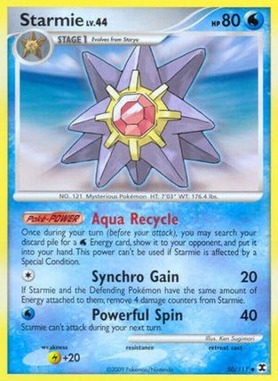 Starmie/111  - Reverse Holofoil Rising Rivals - Uncommon