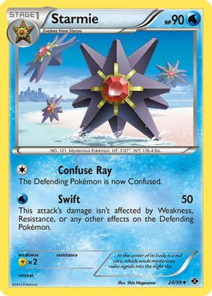 Starmie/99  - Reverse Holofoil Next Destinies - Uncommon