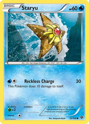 Staryu/146  - Reverse Holofoil XY Base Set - Common