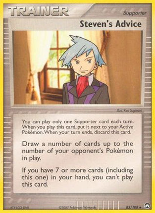 Steven's Advice 083/108  Power Keepers - Uncommon