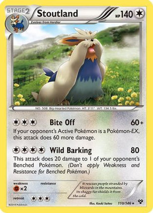 Stoutland/146  XY Base Set - Rare