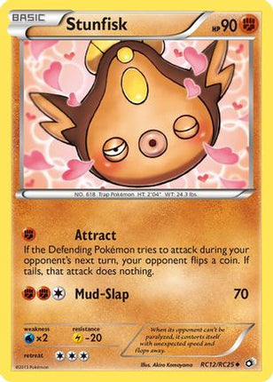Stunfisk RC12/RC25  - Holofoil Legendary Treasures Radiant Collection - Uncommon
