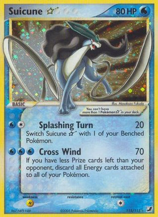 Suicune Star 115  - Holofoil Unseen Forces - Ultra Rare