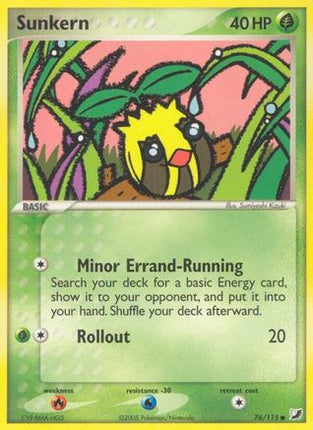 Sunkern/115  - Reverse Holofoil Unseen Forces - Common