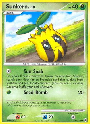 Sunkern/132  Secret Wonders - Common