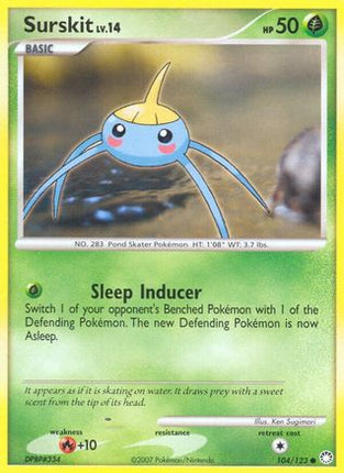 Surskit 104/123  - Reverse Holofoil Mysterious Treasures - Common