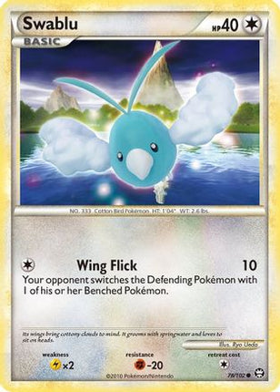 Swablu/102  - Reverse Holofoil Triumphant - Common