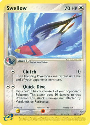 Swellow/97  - Reverse Holofoil Dragon - Uncommon