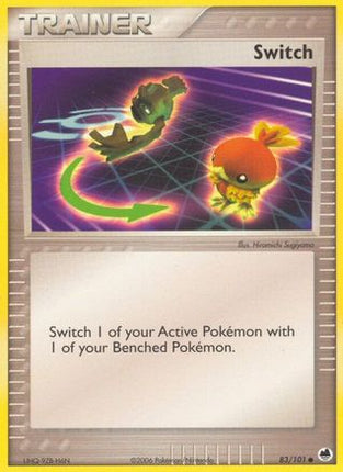 Switch/101  - Reverse Holofoil Dragon Frontiers - Common