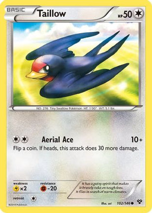 Taillow/146  - Reverse Holofoil XY Base Set - Common