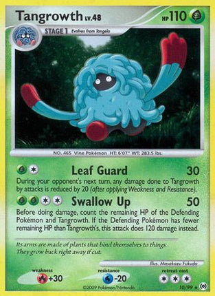 Tangrowth 010/99  - Holofoil Arceus - Holo Rare