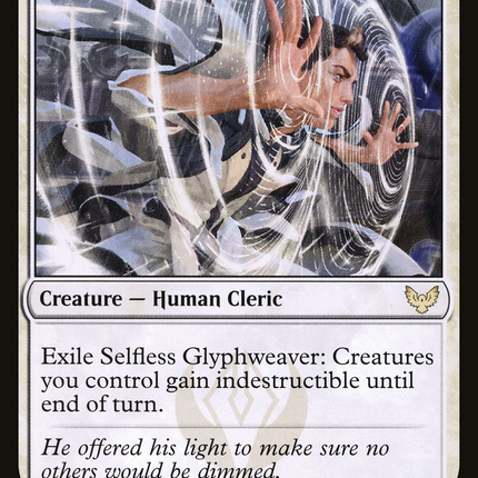 Selfless Glyphweaver // Deadly Vanity (STX-157) - Strixhaven: School of Mages Foil