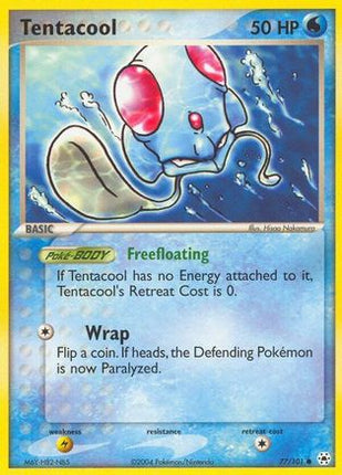 Tentacool/101  - Reverse Holofoil Hidden Legends - Common
