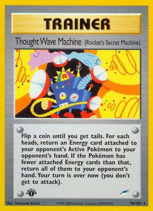 Thought Wave Machine (Rocket's Secret Machine)/105  - Unlimited Neo Destiny - Rare
