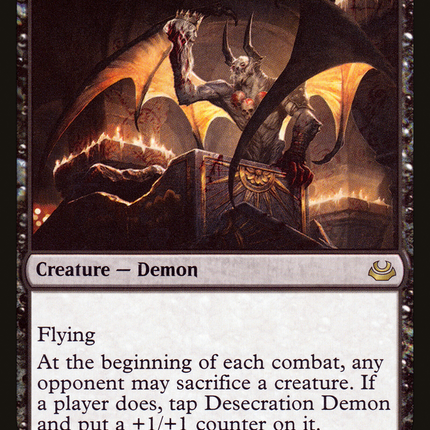 Desecration Demon (MM3-066) - Modern Masters 2017 Foil