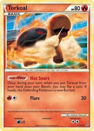 Torkoal/95  - Reverse Holofoil Unleashed - Rare