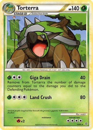 Torterra 010  - Holofoil Unleashed - Holo Rare