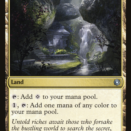 Shimmering Grotto (CN2-221) - Conspiracy: Take the Crown Foil