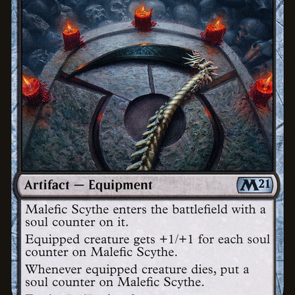Malefic Scythe (M21-112) - Core Set 2021 Foil