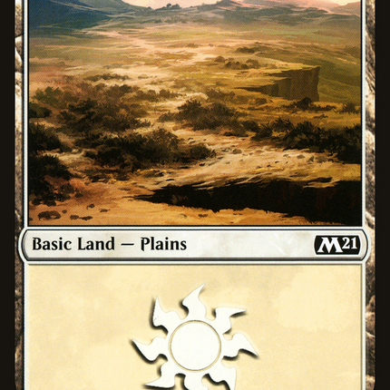 Plains (M21-262) - Core Set 2021 Foil