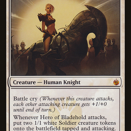 Hero of Bladehold (MBS-008) - Mirrodin Besieged