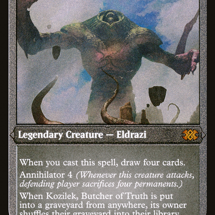 Kozilek, Butcher of Truth (Foil Etched) (2X2-414) - Double Masters 2022 Foil